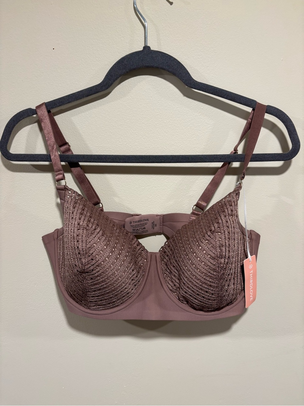 Thirdlove | Eyelet Lace Balconette Bra